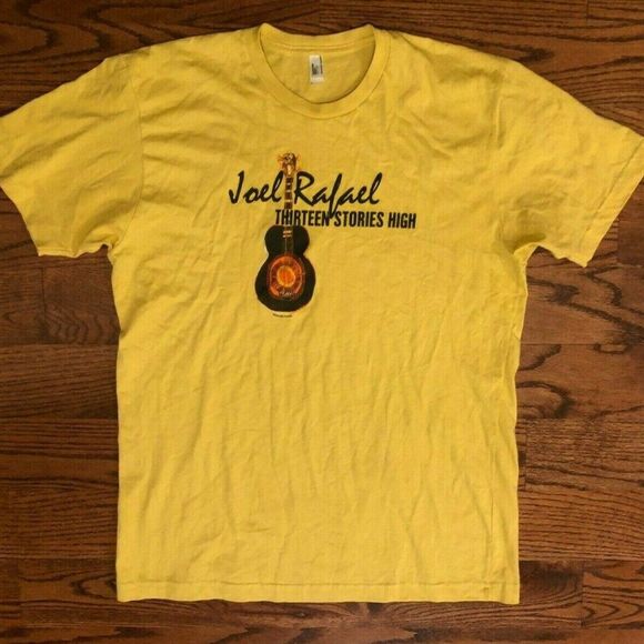 Joel Rafael Thirteen Stories High 2008 American Folk T-Shirt Men's Large - Picture 1 of 4